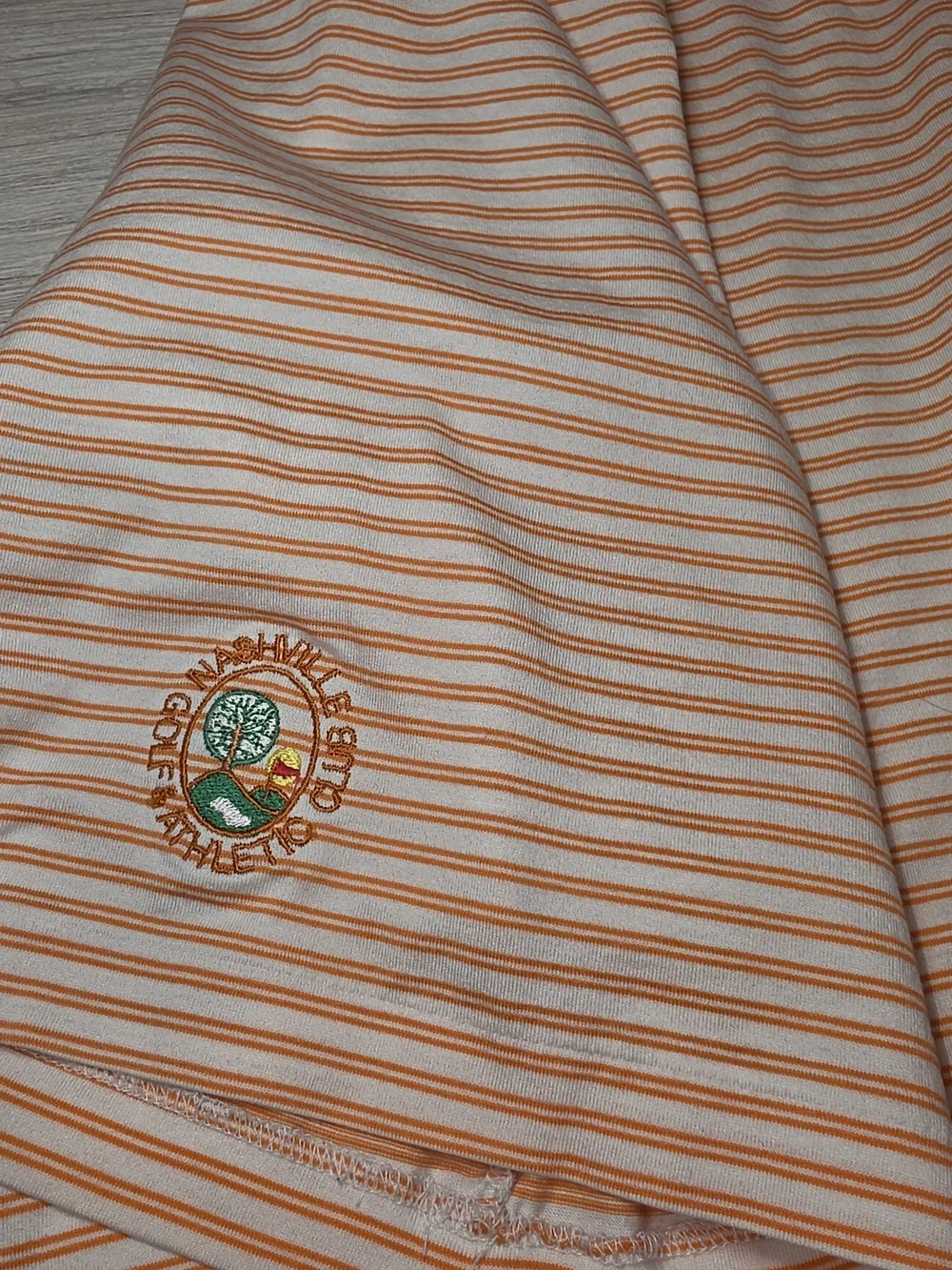 Polo Ralph Lauren Golf Short Sleeve Collared Shirt Men's Orange Size XL B7